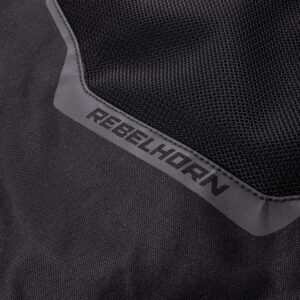 Kurtka motocyklowa tekstylna Rebelhorn Flux Ice Black Ice Fluo Yellow - obrazek 4